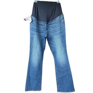 NWT‎ Isabel Maternity Blue Crossover Panel Jeans Sz 14